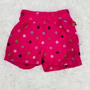 BABY GAP briannas favorites pink floral cotton infant shorts size 0-3 months
